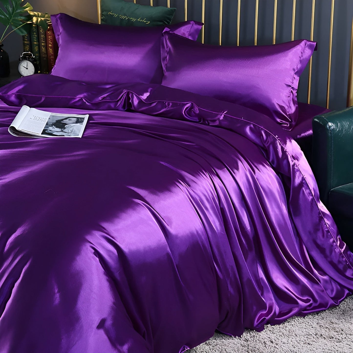 Soft Silk Bed Duvet Cover