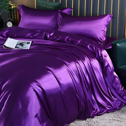 Soft Silk Bed Duvet Cover
