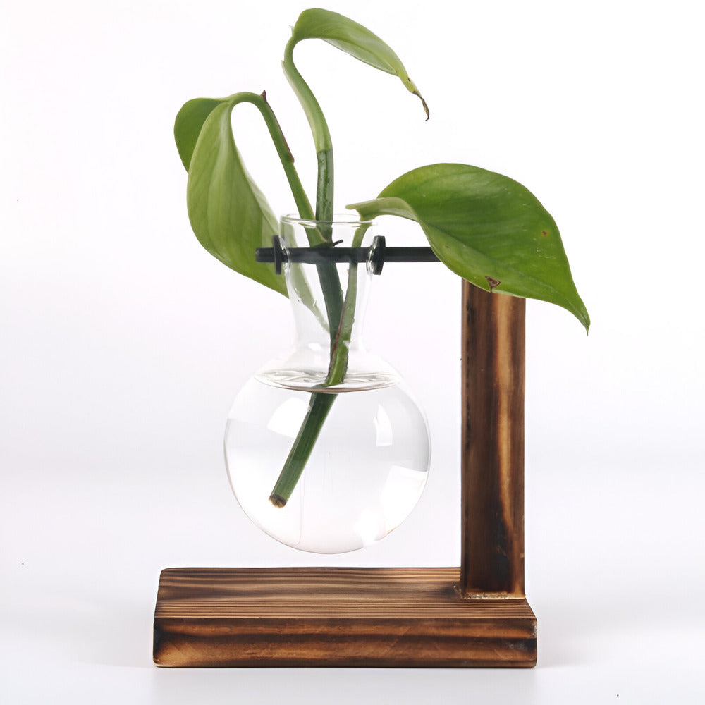 Natural Wood Indoor Plant Stand