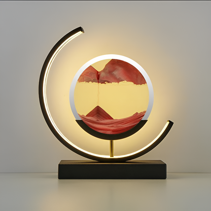 Warm Glow Table Lamp with Adjustable Dimmer