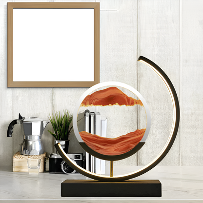 Warm Glow Table Lamp with Adjustable Dimmer