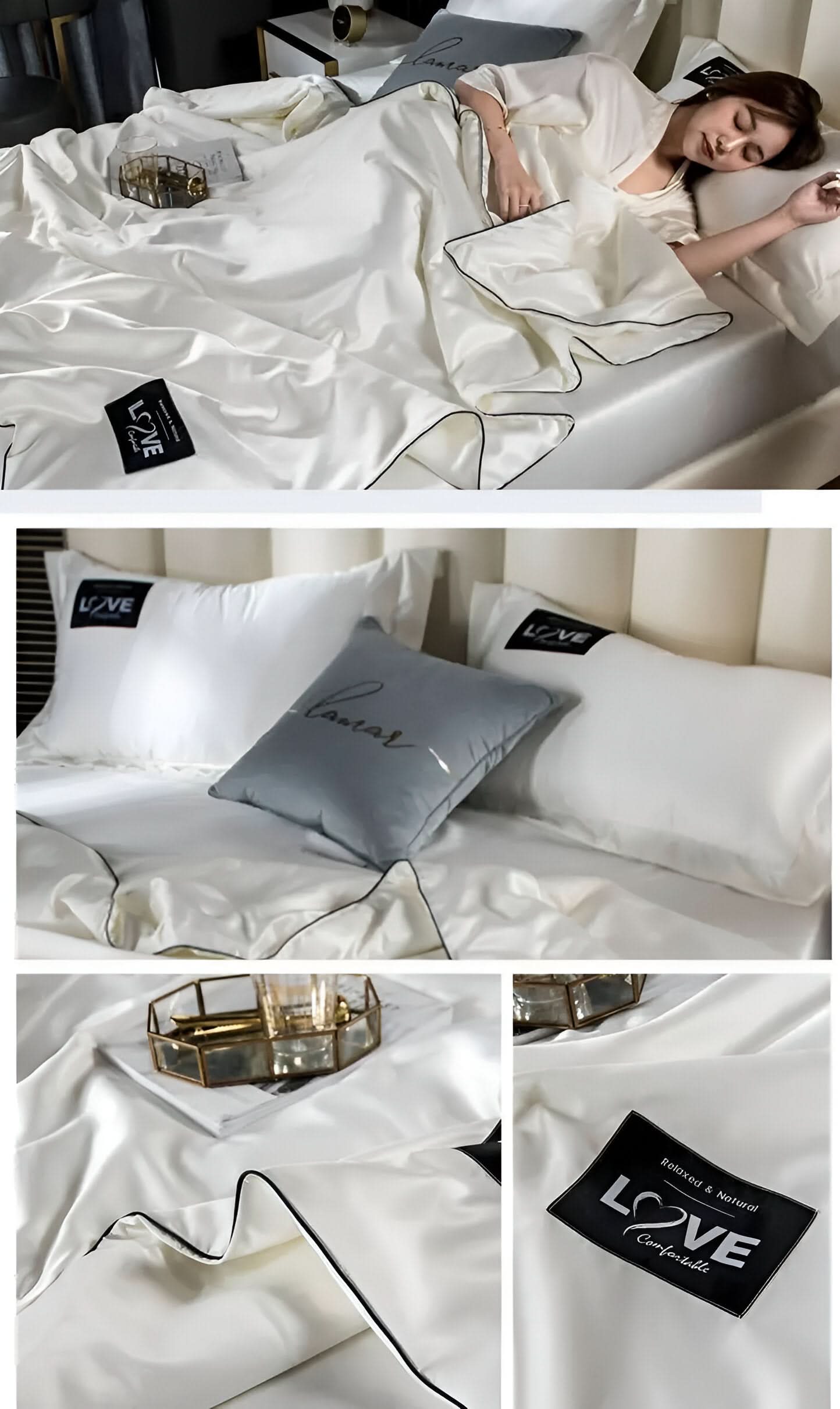 Luxurious Soft Satin Bedding Set