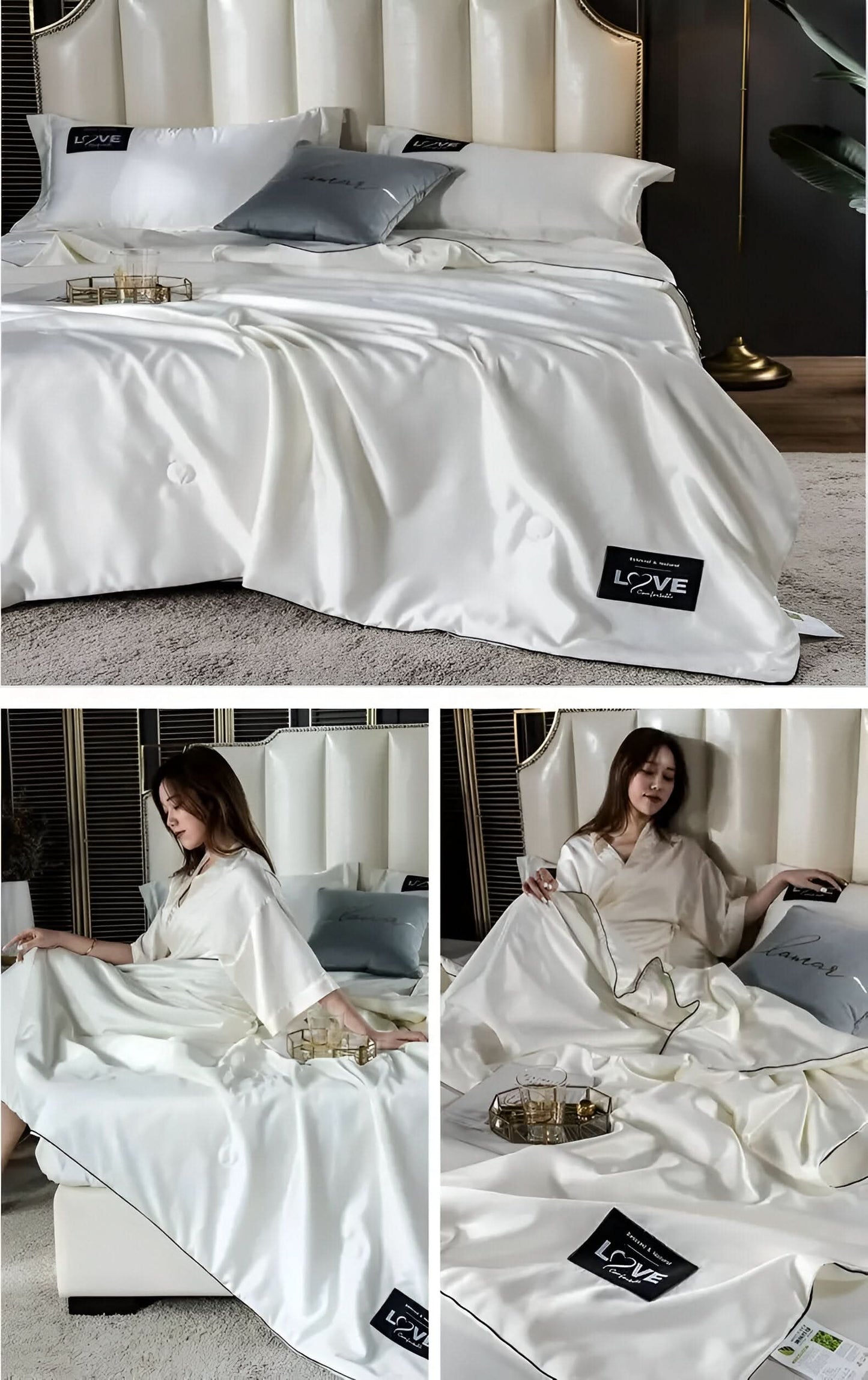 Luxurious Soft Satin Bedding Set