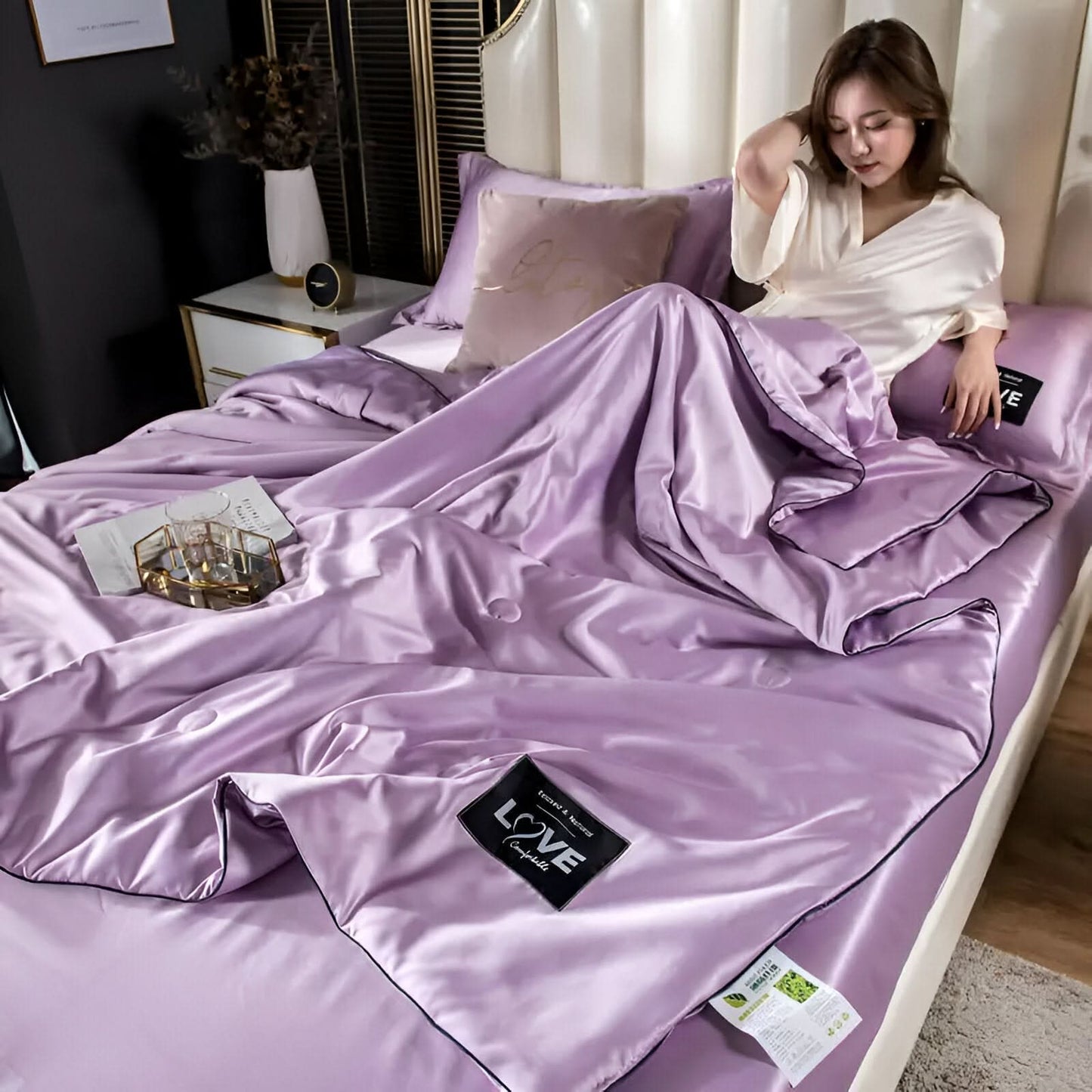 Luxurious Soft Satin Bedding Set