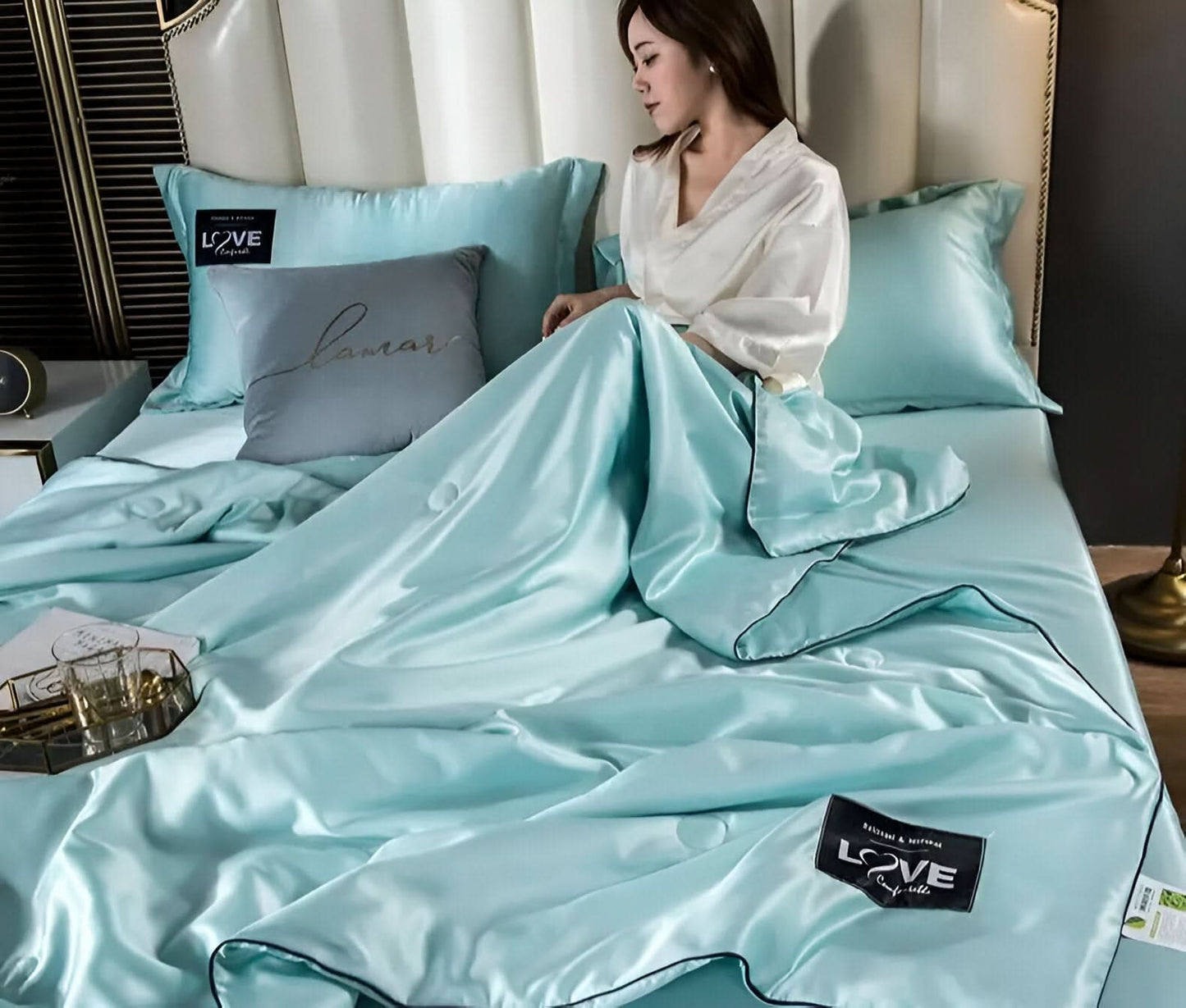 Luxurious Soft Satin Bedding Set - Befez