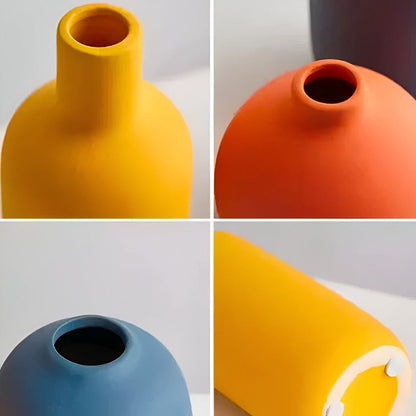 Simple White Ceramic Decor Vase