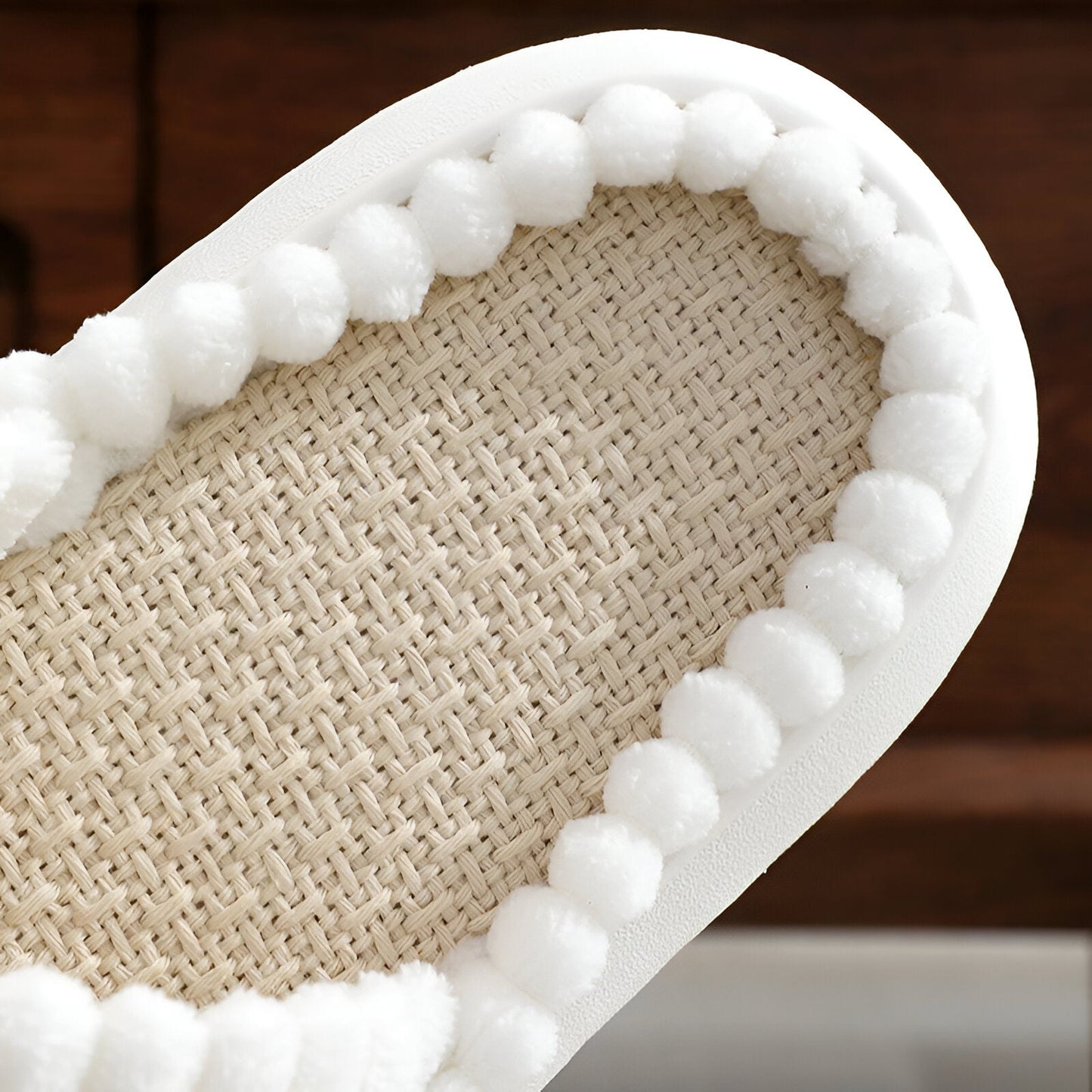 Cozy Fleece Lined Slippers with Cross Strap