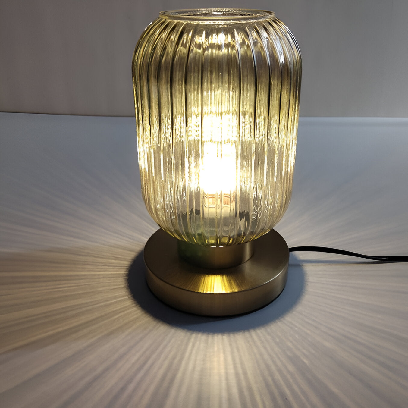 Simple Glass Desk Table Lamp