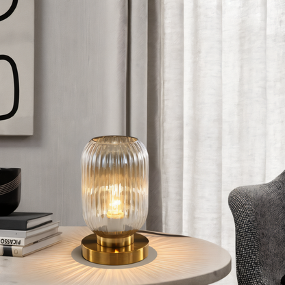 Simple Glass Desk Table Lamp