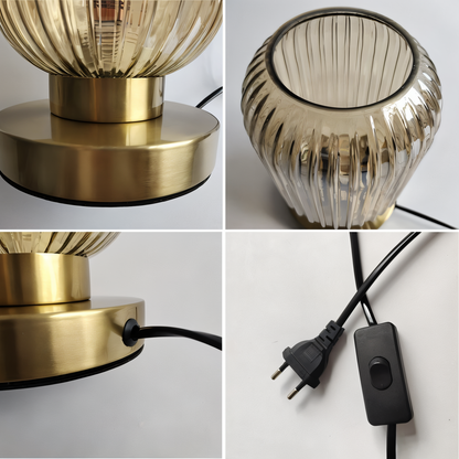 Simple Glass Desk Table Lamp
