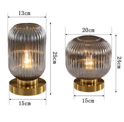 Simple Glass Desk Table Lamp