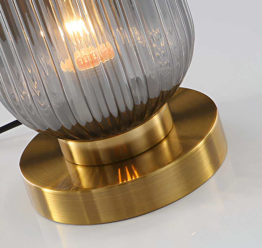 Simple Glass Desk Table Lamp