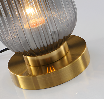 Simple Glass Desk Table Lamp
