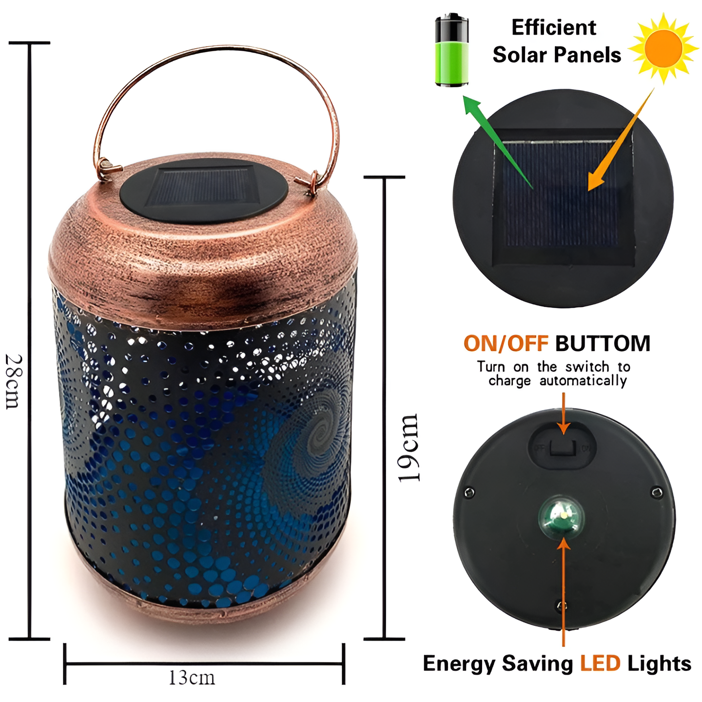 Outdoor Solar Spiral Lamp with Unique Design