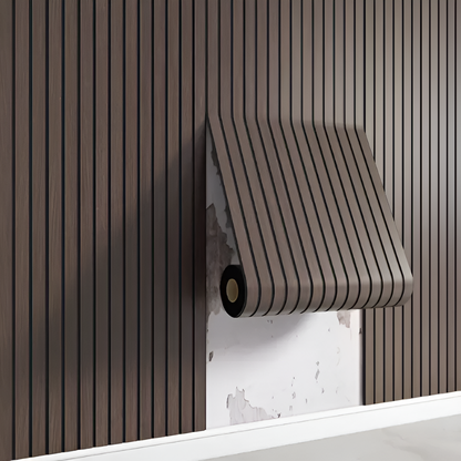 Sticky 3D Wood Effect Wall Panels