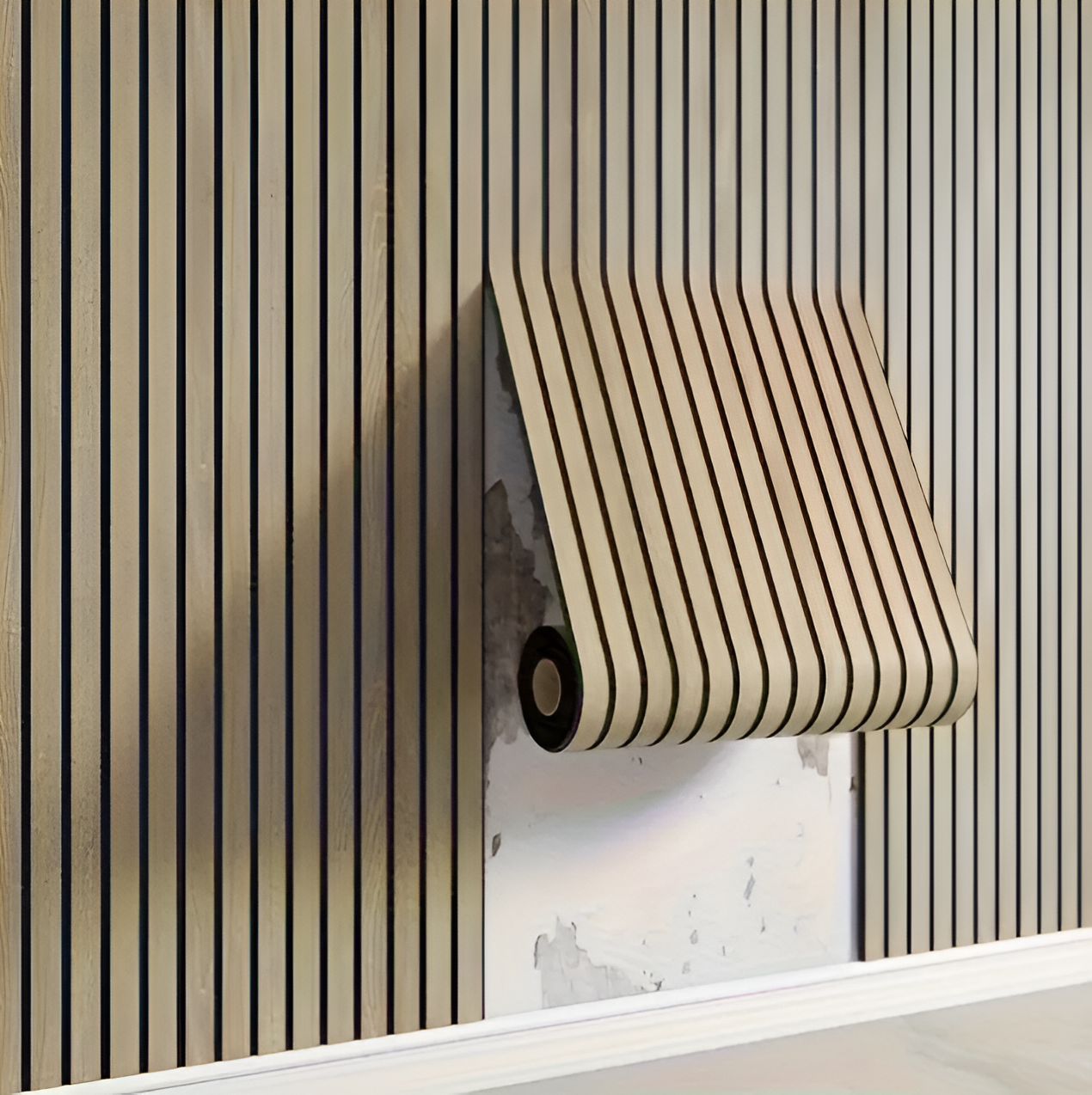 Sticky 3D Wood Effect Wall Panels