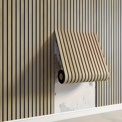 Sticky 3D Wood Effect Wall Panels