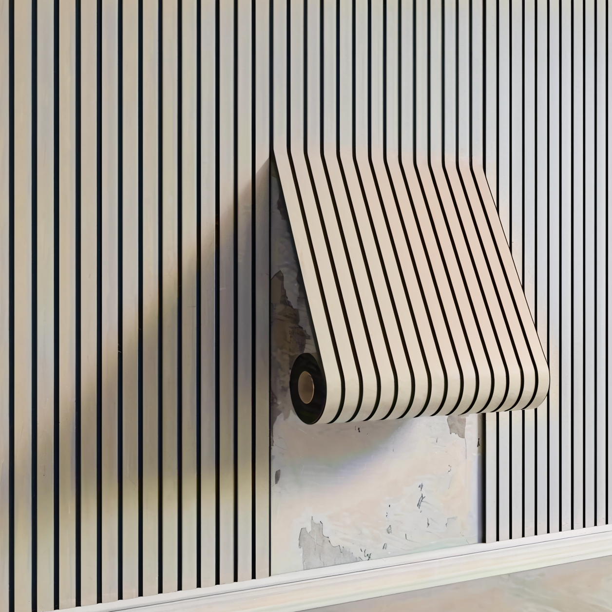 Sticky 3D Wood Effect Wall Panels