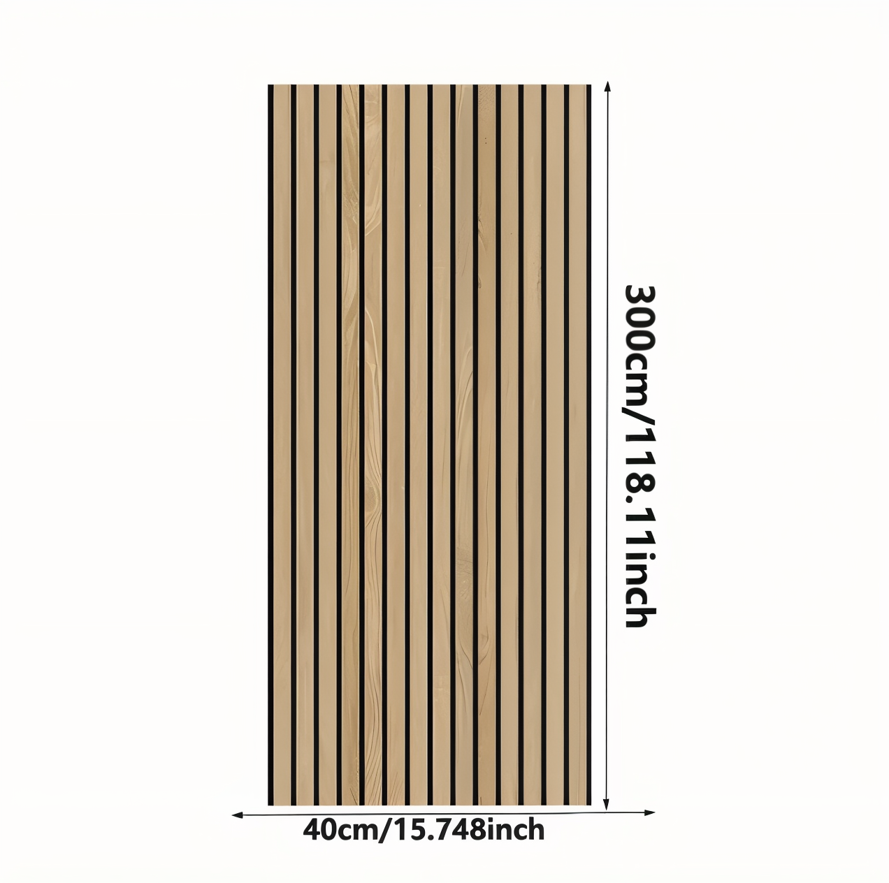 Sticky 3D Wood Effect Wall Panels