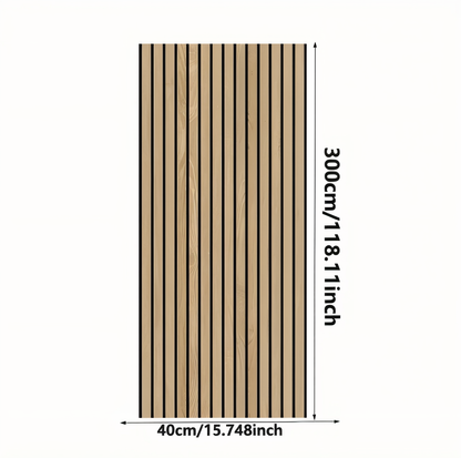Sticky 3D Wood Effect Wall Panels