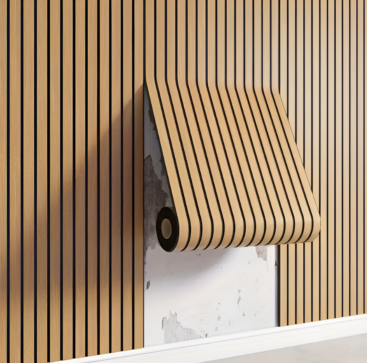 Sticky 3D Wood Effect Wall Panels - Befez