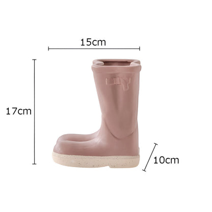 Unique Cowboy Boot Shaped Ceramic Vase