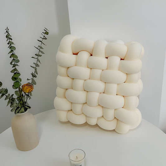 Stylish Accent Pillow with Button Detail - Befez