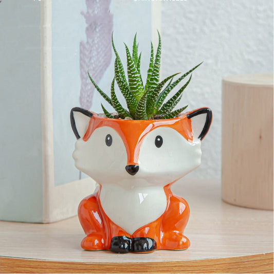 Colorful Ceramic Animal Pot for Home Decor - Befez
