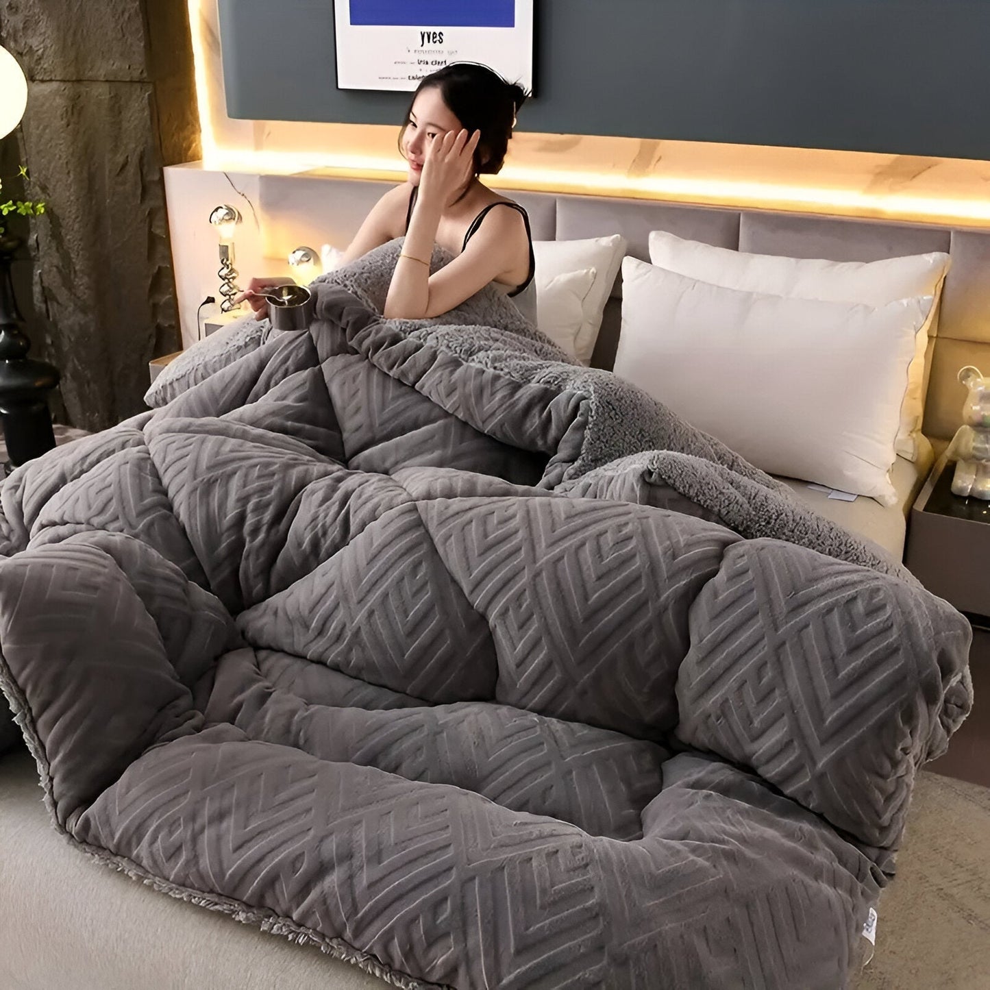 Soft Deluxe All Season Duvet Cover with Plush Touch - Befez