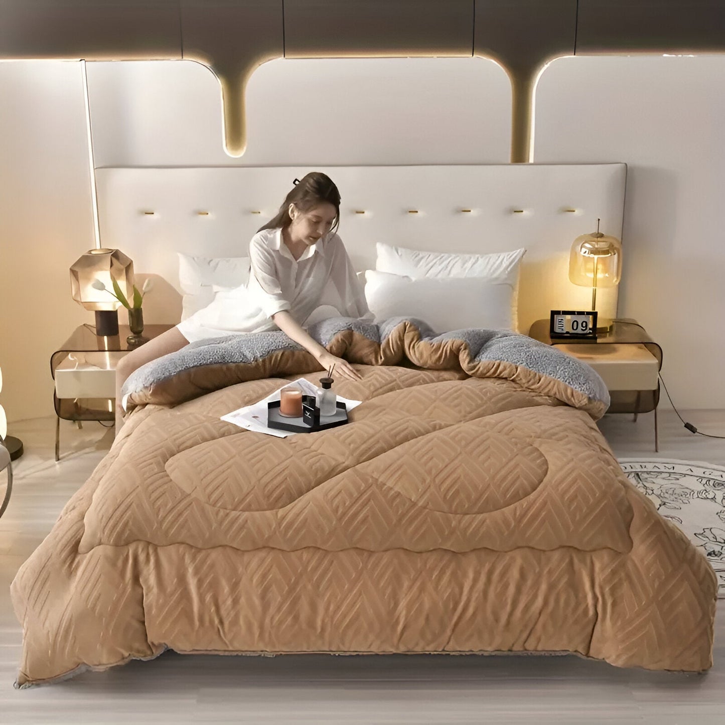 Soft Deluxe All Season Duvet Cover with Plush Touch