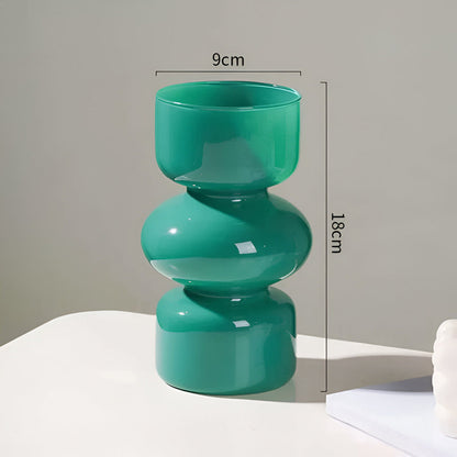 Colorful Modern Glass Flower Vase
