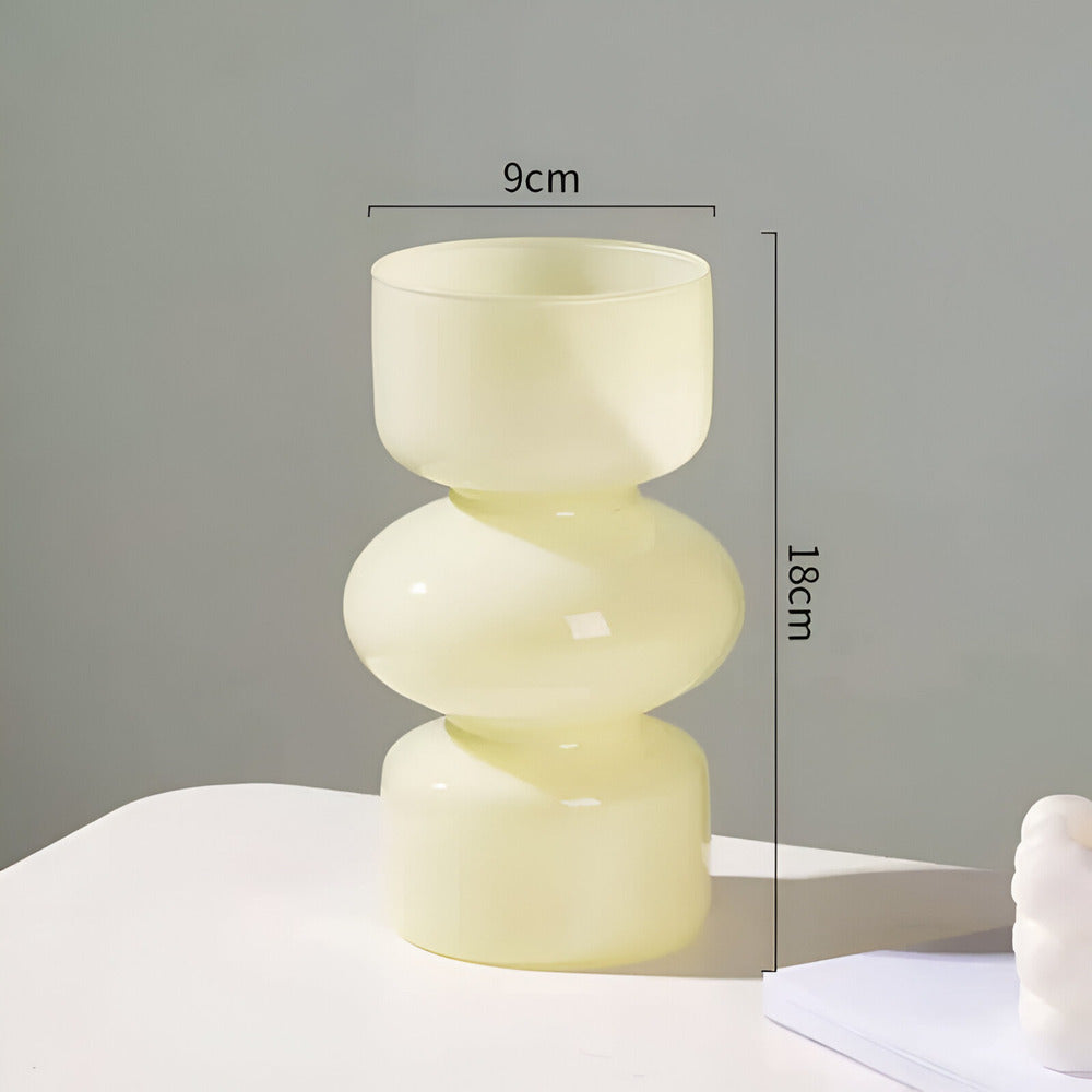 Colorful Modern Glass Flower Vase