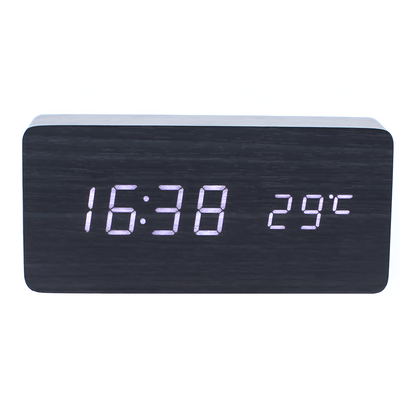 Compact Plastic Digital Clock Radio