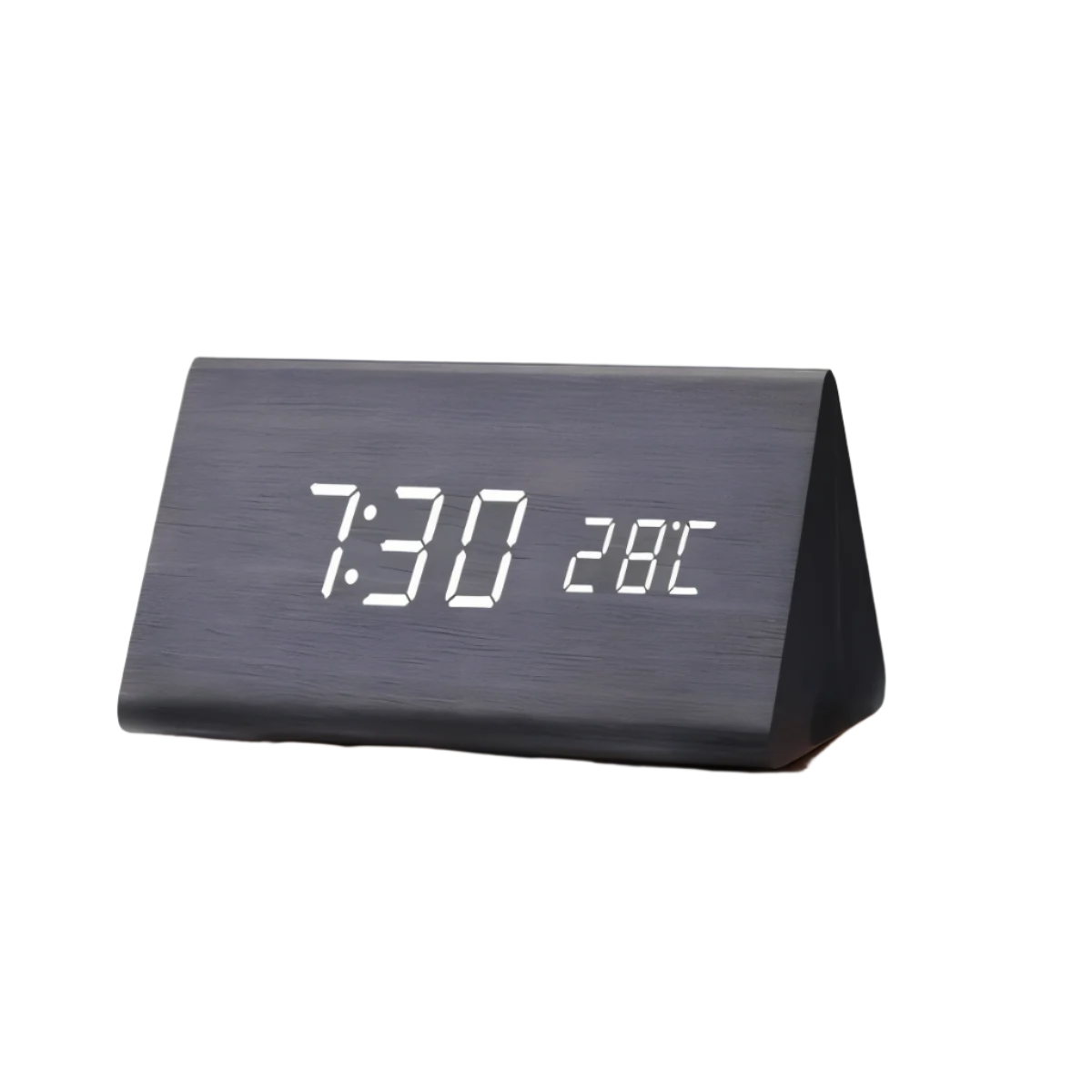 Compact Plastic Digital Clock Radio
