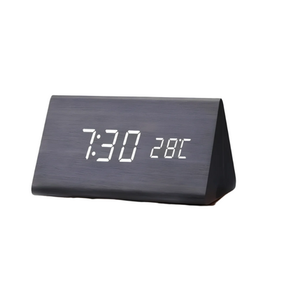 Compact Plastic Digital Clock Radio