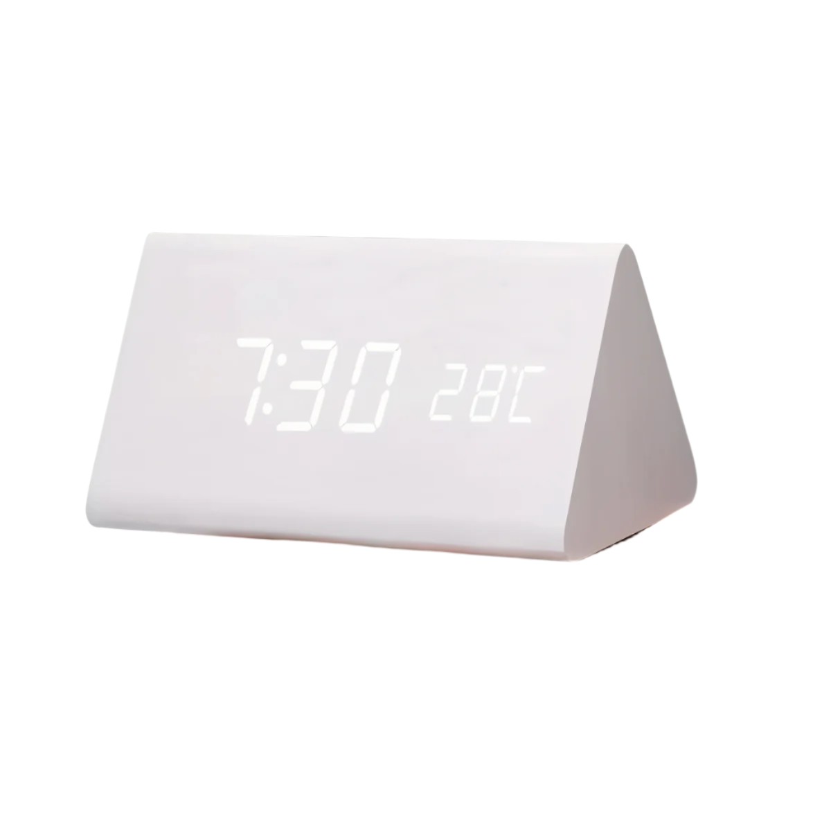Compact Plastic Digital Clock Radio