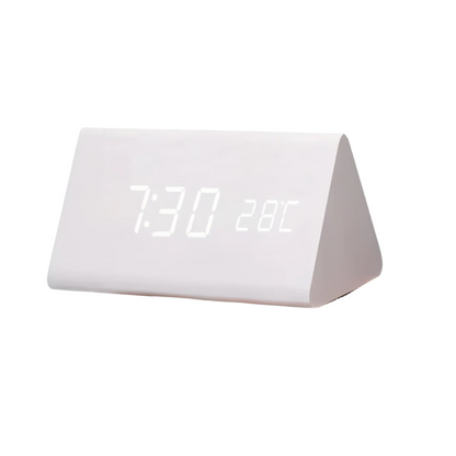 Compact Plastic Digital Clock Radio