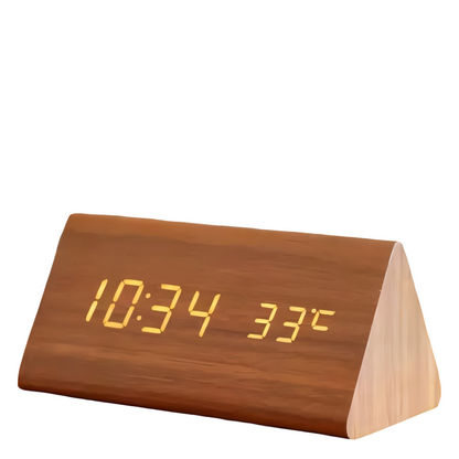 Compact Plastic Digital Clock Radio