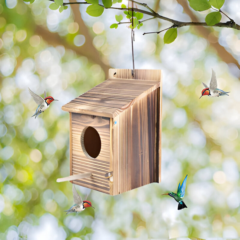 Durable Outdoor Cedar Bird House - Befez