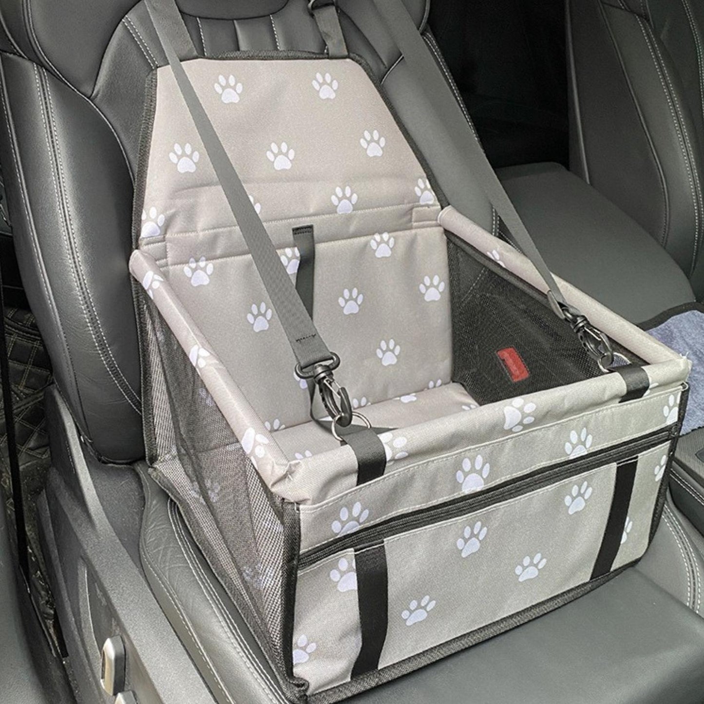 Portable Pet Car Booster Seat - Waterproof and Secure