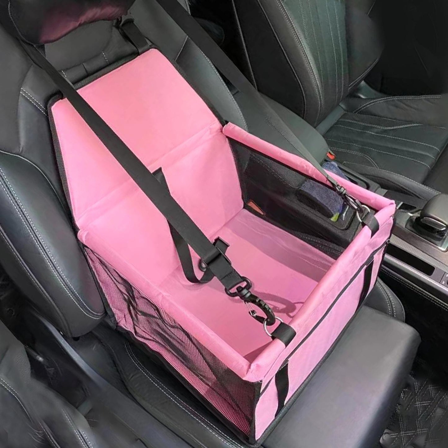 Portable Pet Car Booster Seat - Waterproof and Secure