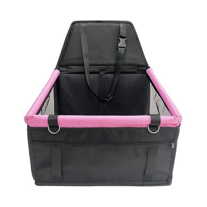 Portable Pet Car Booster Seat - Waterproof and Secure