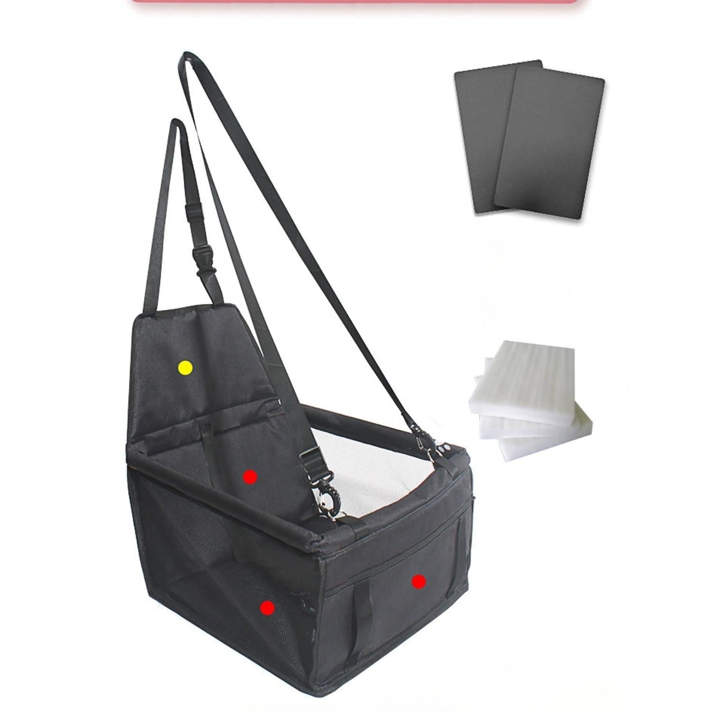 Portable Pet Car Booster Seat - Waterproof and Secure