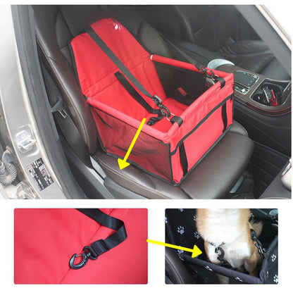 Portable Pet Car Booster Seat - Waterproof and Secure