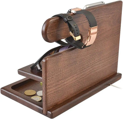 Wooden Phone Dock Station