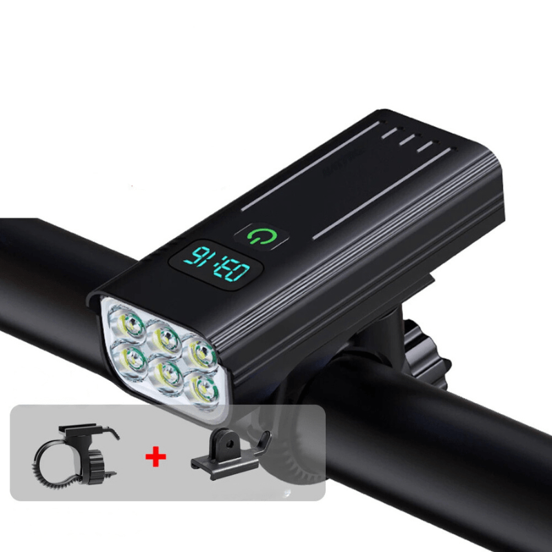 Bright 5000 Lumen LED Bike Front Light Rechargeable - Befez