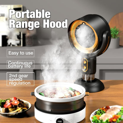 Compact Electric Vent Hood - Rechargeable and Powerful