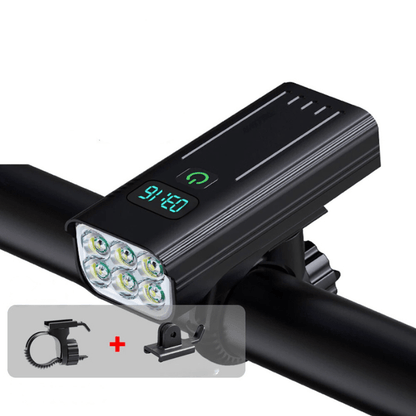 Bright 5000 Lumen LED Bike Front Light Rechargeable