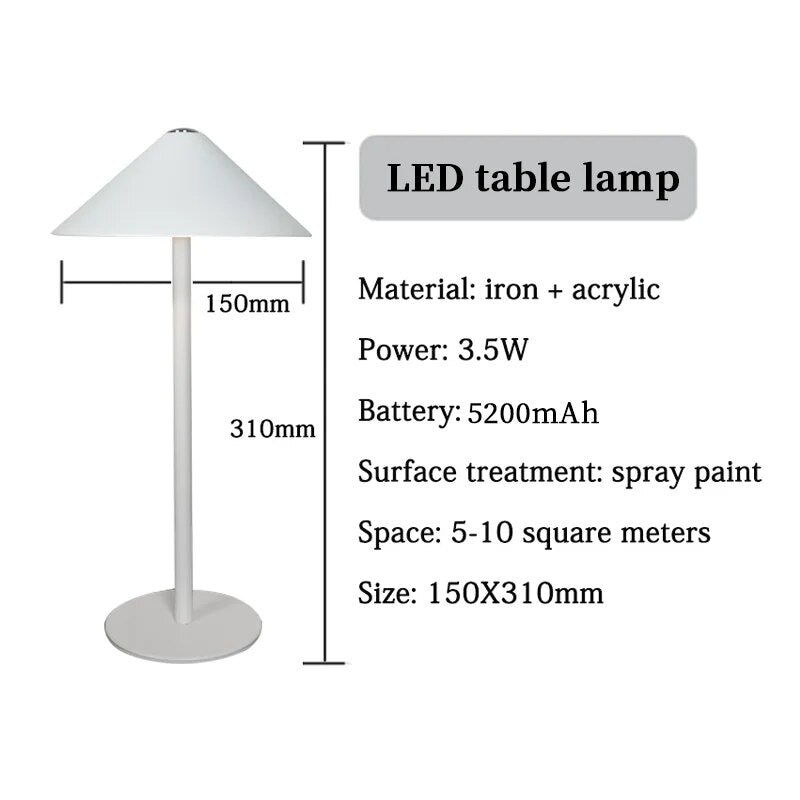 Slim LED Desk Lamp with Adjustable Brightness - Befez