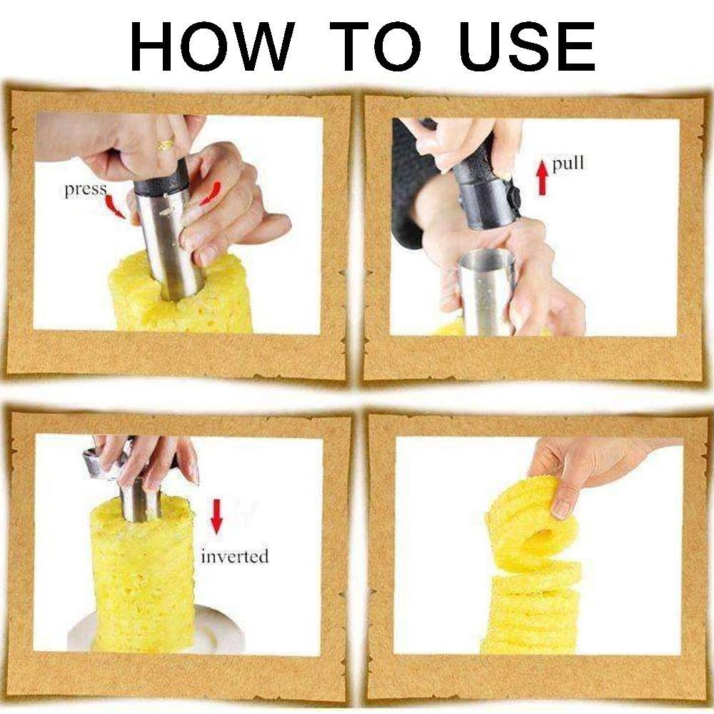 Easy Pineapple Corer & Slicer Tool